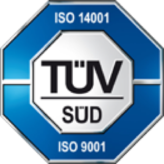 TÜV ISO 9001 / ISO 14001 Certified